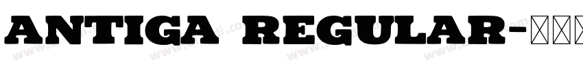 Antiga Regular字体转换